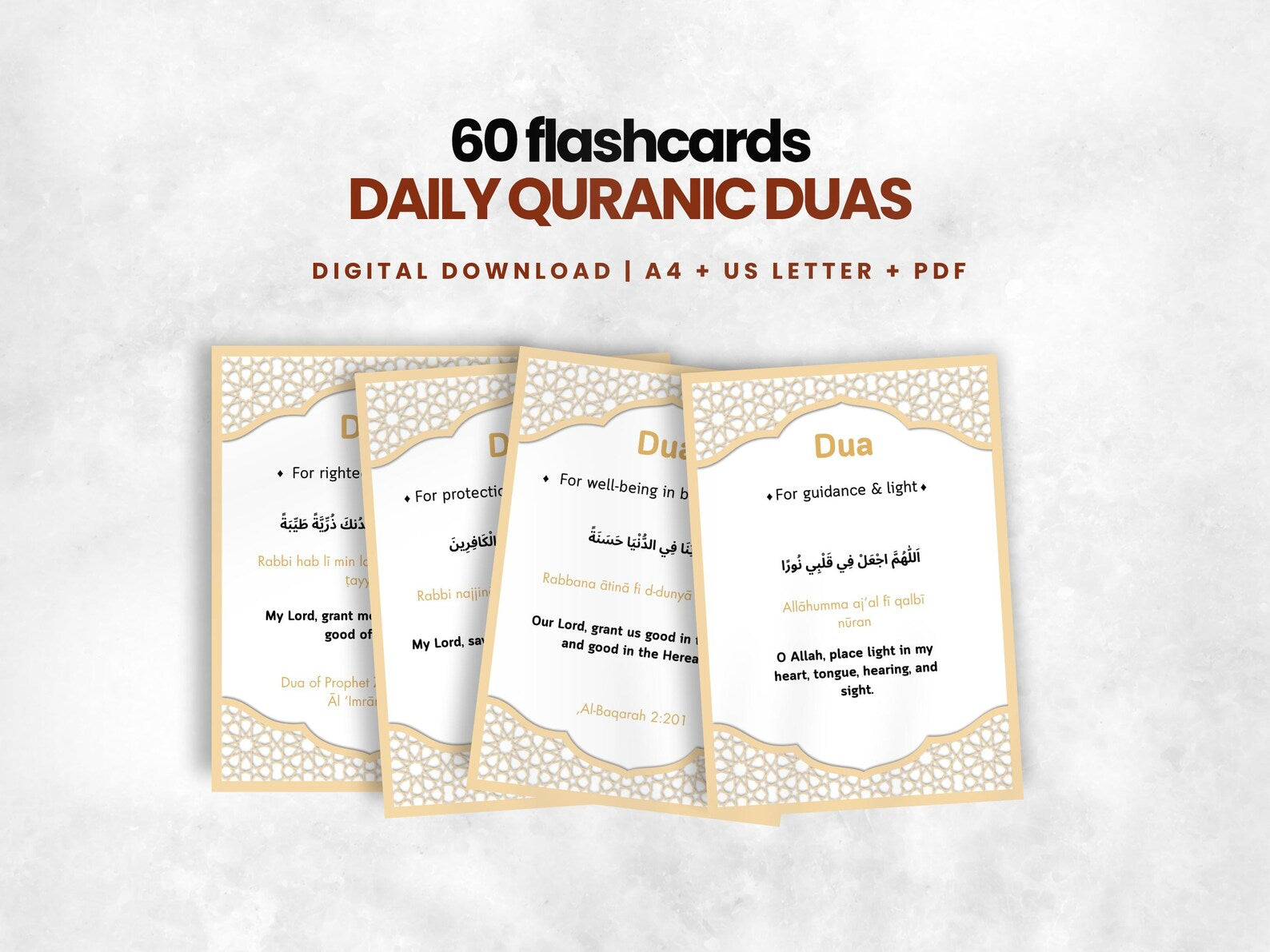 Islamic Dua Cards