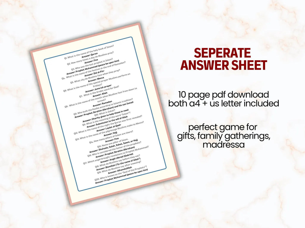 Islamic Trivia Questions