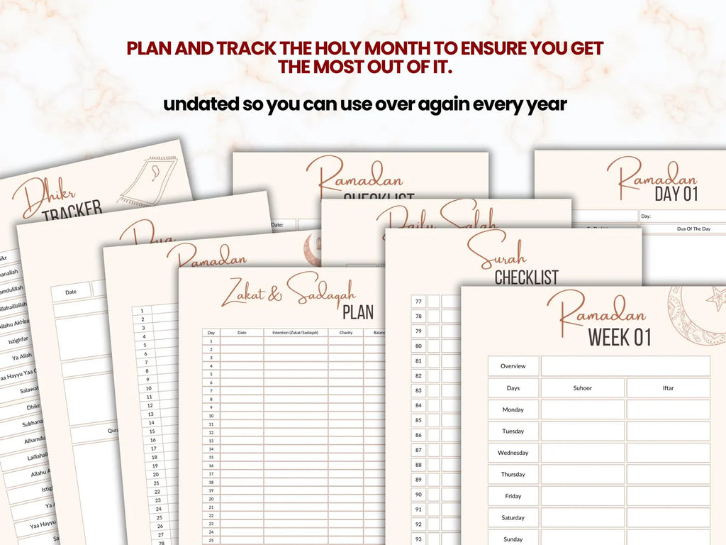Ramadan Planner