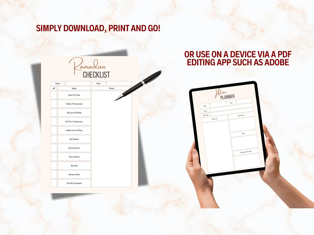 Ramadan Planner